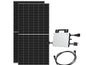 Balkonkraftwerk Hoymiles HMS-800W-2T mit 2 x 405W Bifaziale Glas Glas Module